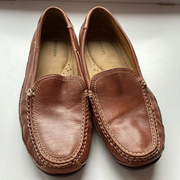 Dockers Catalina Slip On Shoes Slip Ons Leather Driving Loafer Moccasin Size 9.5 - Picture 7 of 7